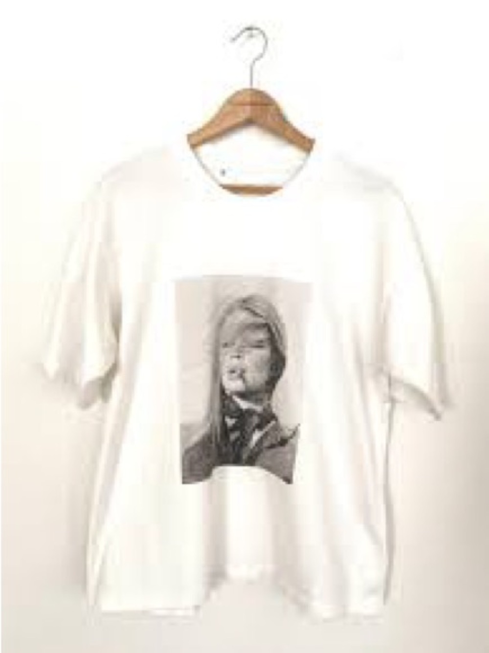 ANINE BING Ida Tee White Graphic - Women- LG- Read - Picture 2 of 10
